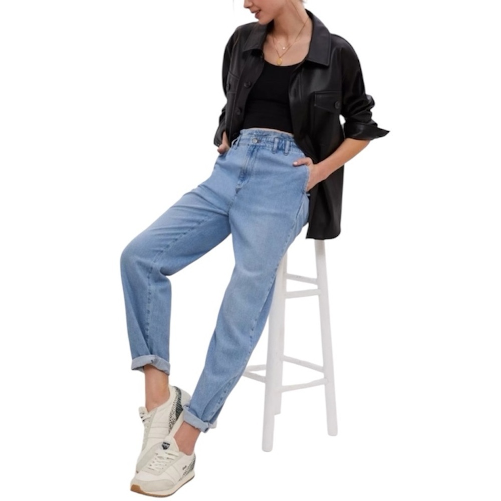 Pilcro Paperbag Boyfriend Jeans